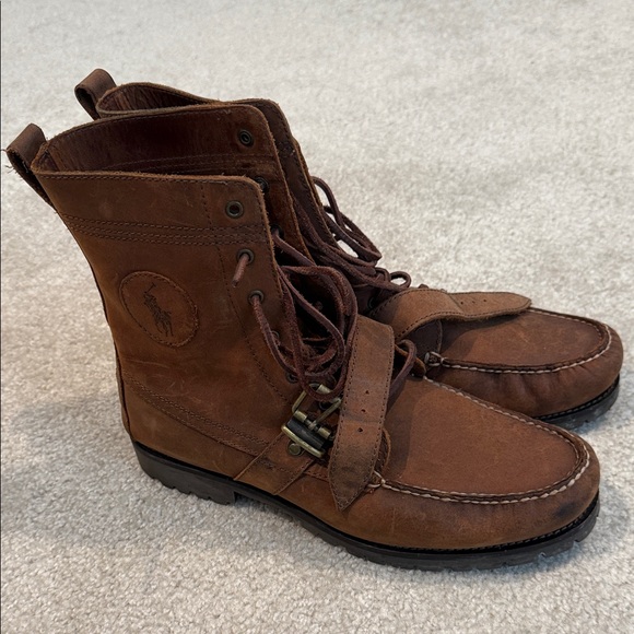 Brown Leather Men's Boots - Picture 1 of 13